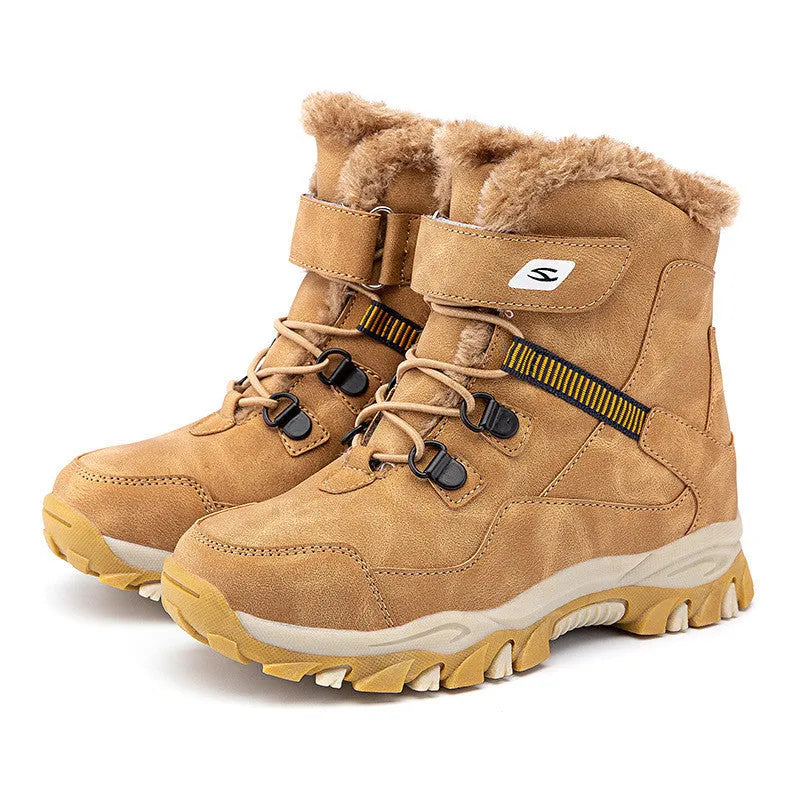 Hobby Bear children's waterproof martin boots with adjustable buckle and non-slip rubber soles