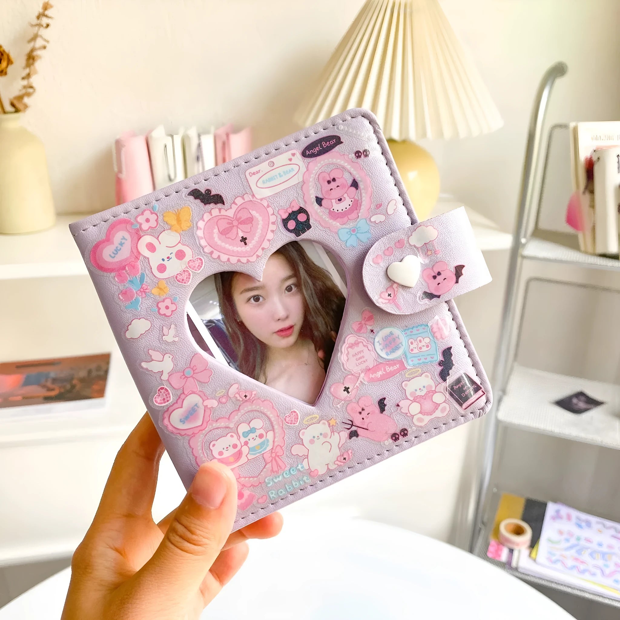 PVC waterproof cute cartoon stickers for agenda notebook decoration in four style options