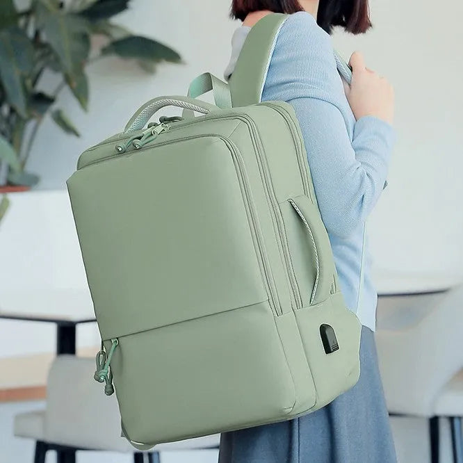 Waterproof Oxford cloth business backpack in six colours with 45x34x18cm dimensions