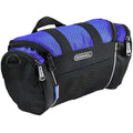 Canvas mountain bike handlebar bag, front beam bag, 32x11x17cm, navy blue or silver grey
