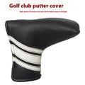Black PU leather golf push rod case for club protection