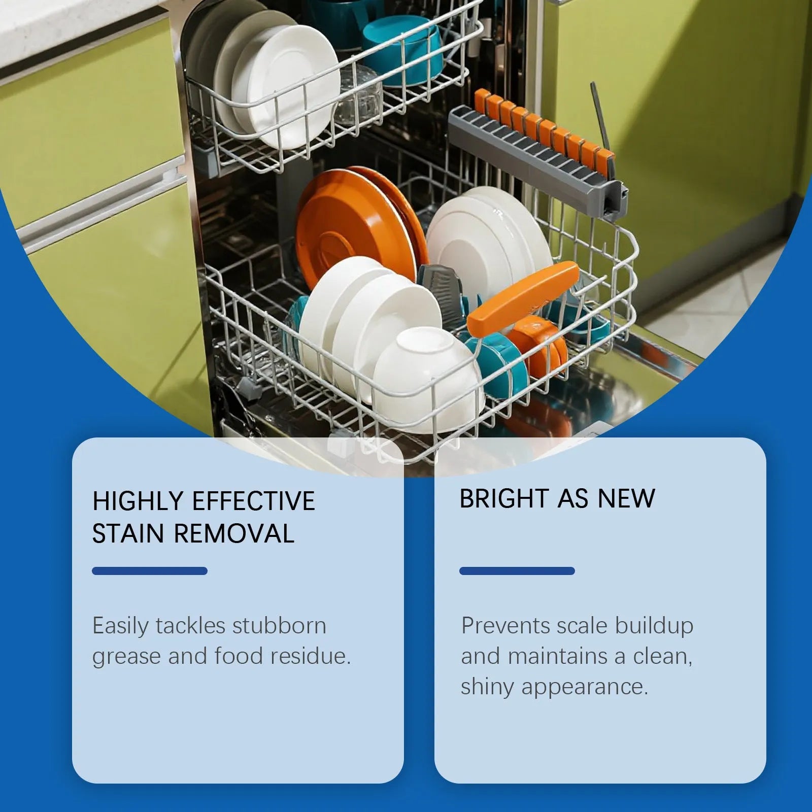 237mL dishwasher detergent aid in 5.8x12.8cm bottle for household dishwasher cleaning
