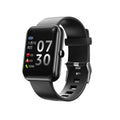 Square Bluetooth smart watch with aluminium case and silicone strap in multiple colours