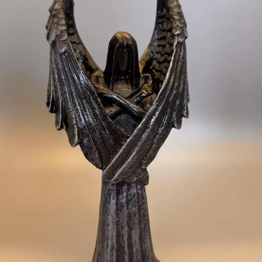 Dark Angel resin statue ornament with 17cm height, 6.5cm width, and affordable luxury styling details