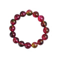 Handmade watermelon crystal bracelet with pastoral design elements in casual style