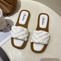 Women's PVC beach sandals with anti-skid soles in black, green, orange or white colours, sizes 36-40