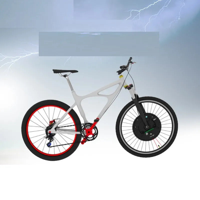 Imotor 3.0 electric bike conversion kit with black alloy hub wheel for mountain bicycle
