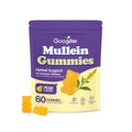 Mullein gummies container with 60 soft candies containing verbena officinalis leaf extract