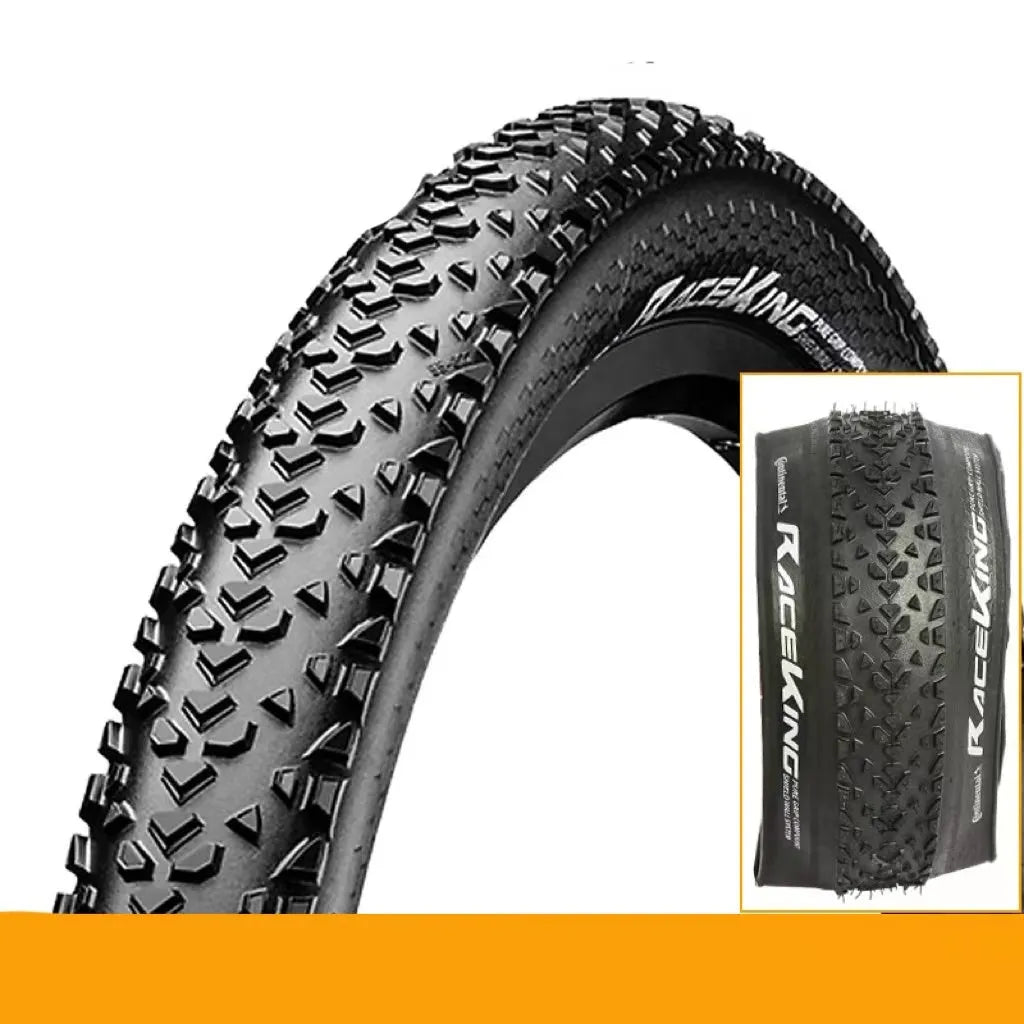Mountain bike folding outer tyre with 180 TPI casing, shown in yellow or white, suitable for off-road cycling