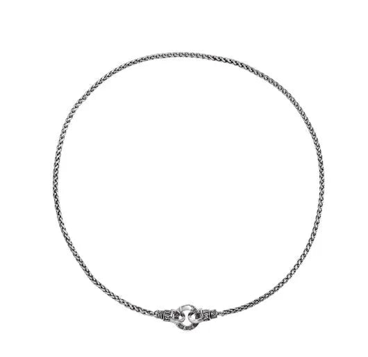 S925 sterling silver clavicle necklace for women with pendant, available in 50cm, 55cm, and 60cm chain lengths.