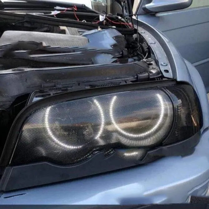 30cm by 106cm perforated automotive colour changing film for vehicle wrapping applications