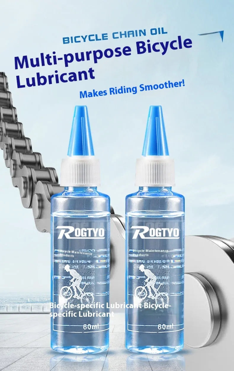 60ml bottle of bicycle chain lubricating oil for maintenance and rust prevention