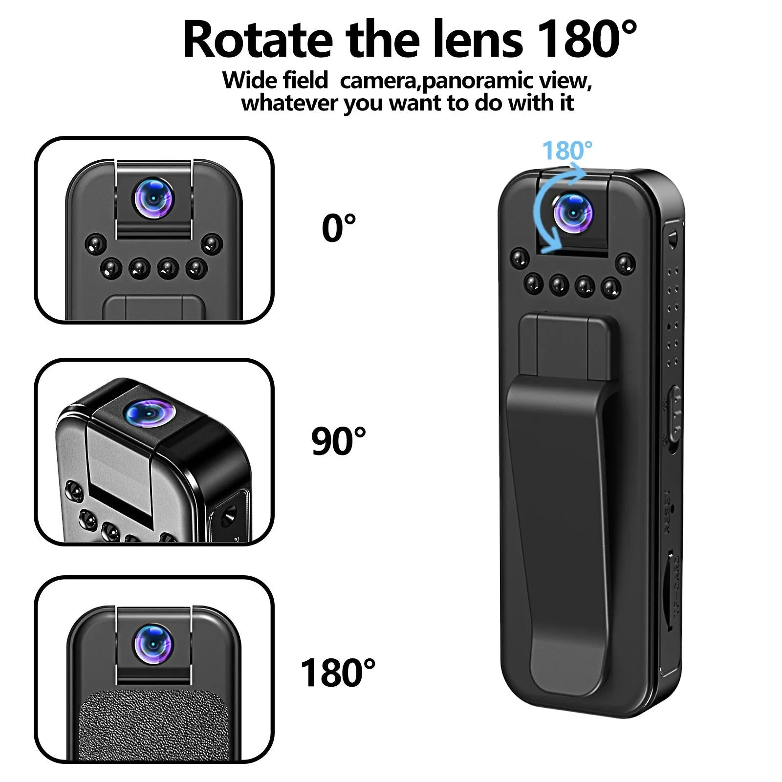 L7 model HD video recorder with infrared night vision and Wi-Fi connectivity