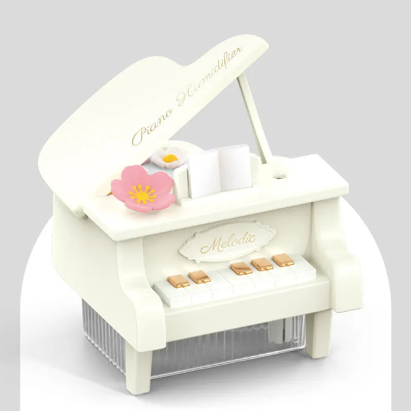Square plastic ultrasonic aroma diffuser in black, pink, purple, or white colour with USB port