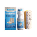 100ml suede decontamination suit cleaner with brush, liquid suede detergent for shoes, bags and jackets