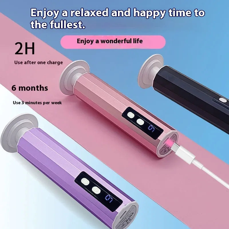 Household callus trimmer with USB cable and grinding wheels for foot exfoliation