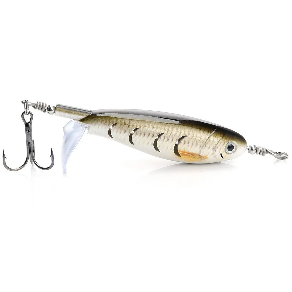 7.5cm bionic fishing bait showing colour variations and compact design for road fishing applications