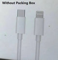 White British 20W PD fast charger with UK plug and Type-C cable on a table