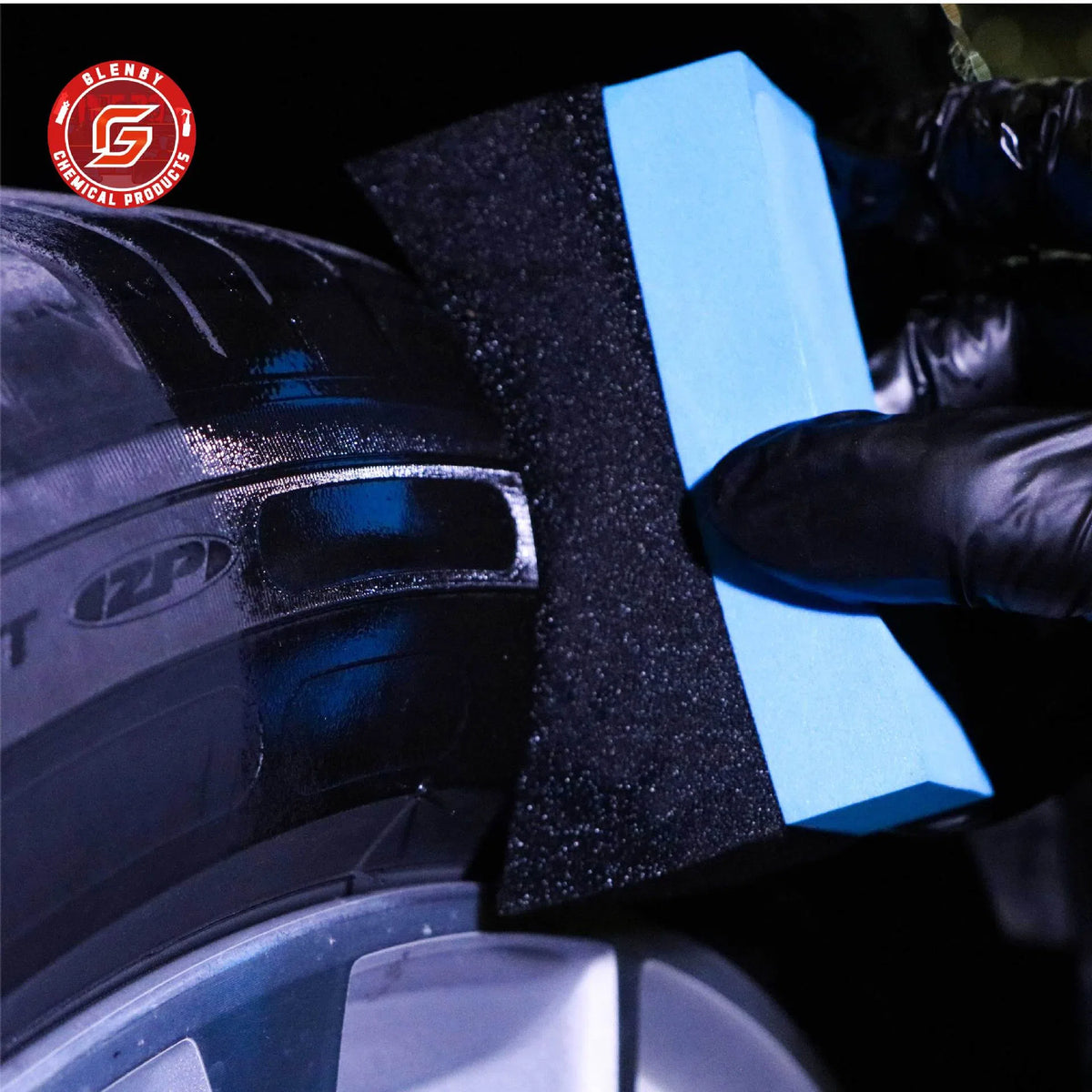 100ml blue car tyre coating agent for rubber renovation and protective wax tyre care
