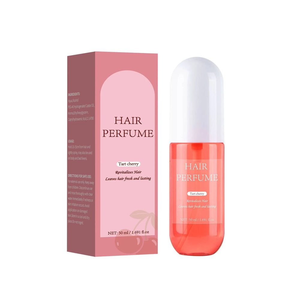50ml sour cherry hair perfume spray bottle for women and men