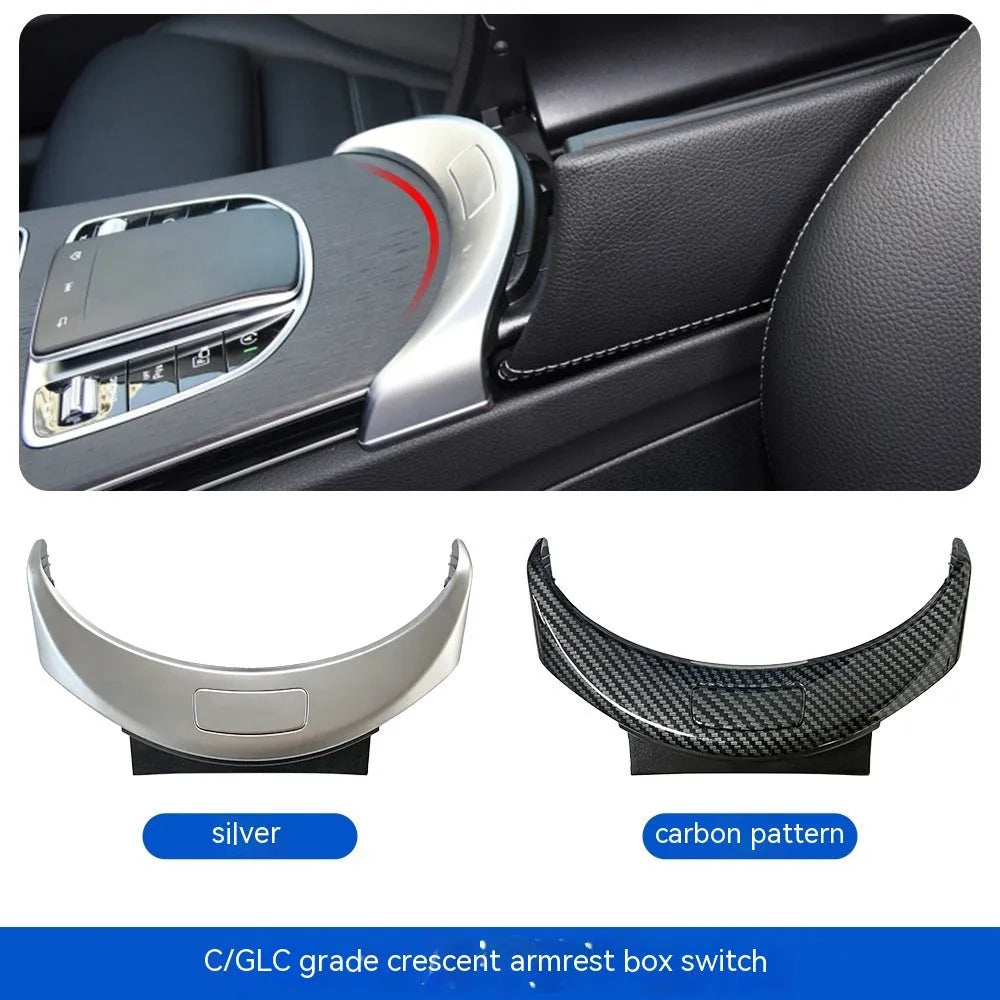 Mercedes-Benz C-Class and GLC-Class armrest button electroplating panel in three finish options