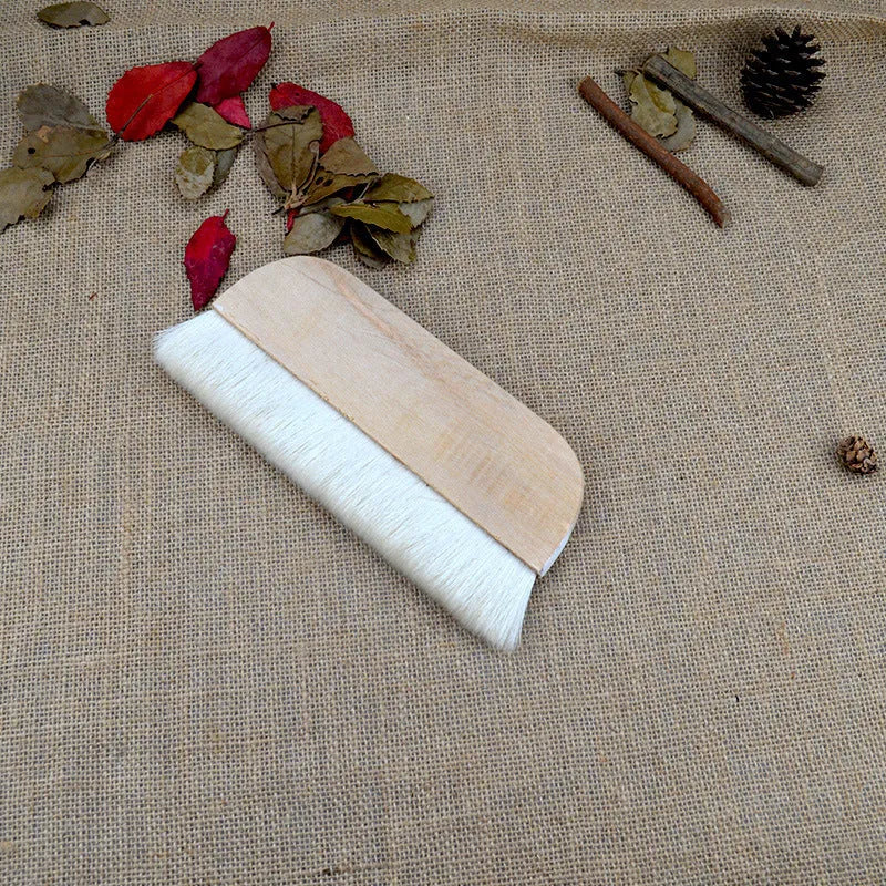 Wool brush for art mounting and paste board shading in picture colour, shown with size options.