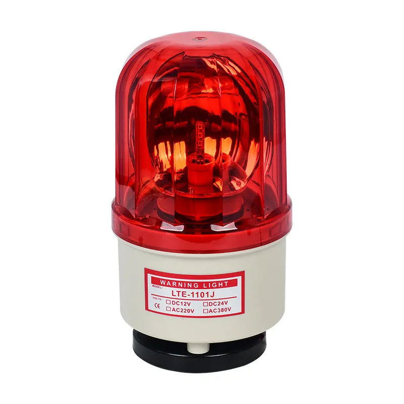 LTE-1101J red rotating warning light with sound alarm for industrial machine tool use