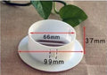 Plastic air conditioning wall hole cover and sealing kit with multiple cap sizes