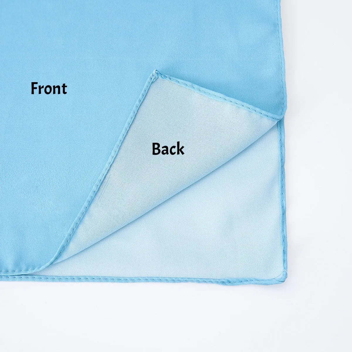 Extra-long chiffon summer scarf draped showing textured surface and multiple colour options