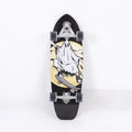 White wooden street scooter with 31-inch maple deck for urban riding
