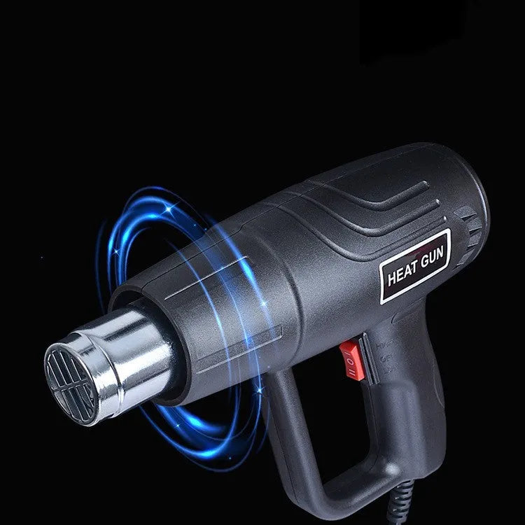 2000W industrial hot air tool with anti-slip insulation shell and grid-type air outlet design for uniform heat distribution