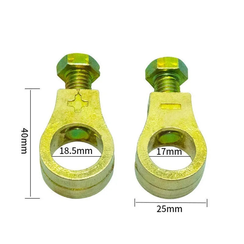 Pure copper car battery clamp with patented design for secure terminal connections