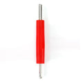 Aluminium alloy single-head valve wrench for hexagonal and square fittings in three colour style options