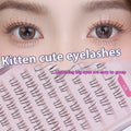 Kitten's Paw 12-row segmented lower eyelashes with 4-5-6mm lengths and pointed tails