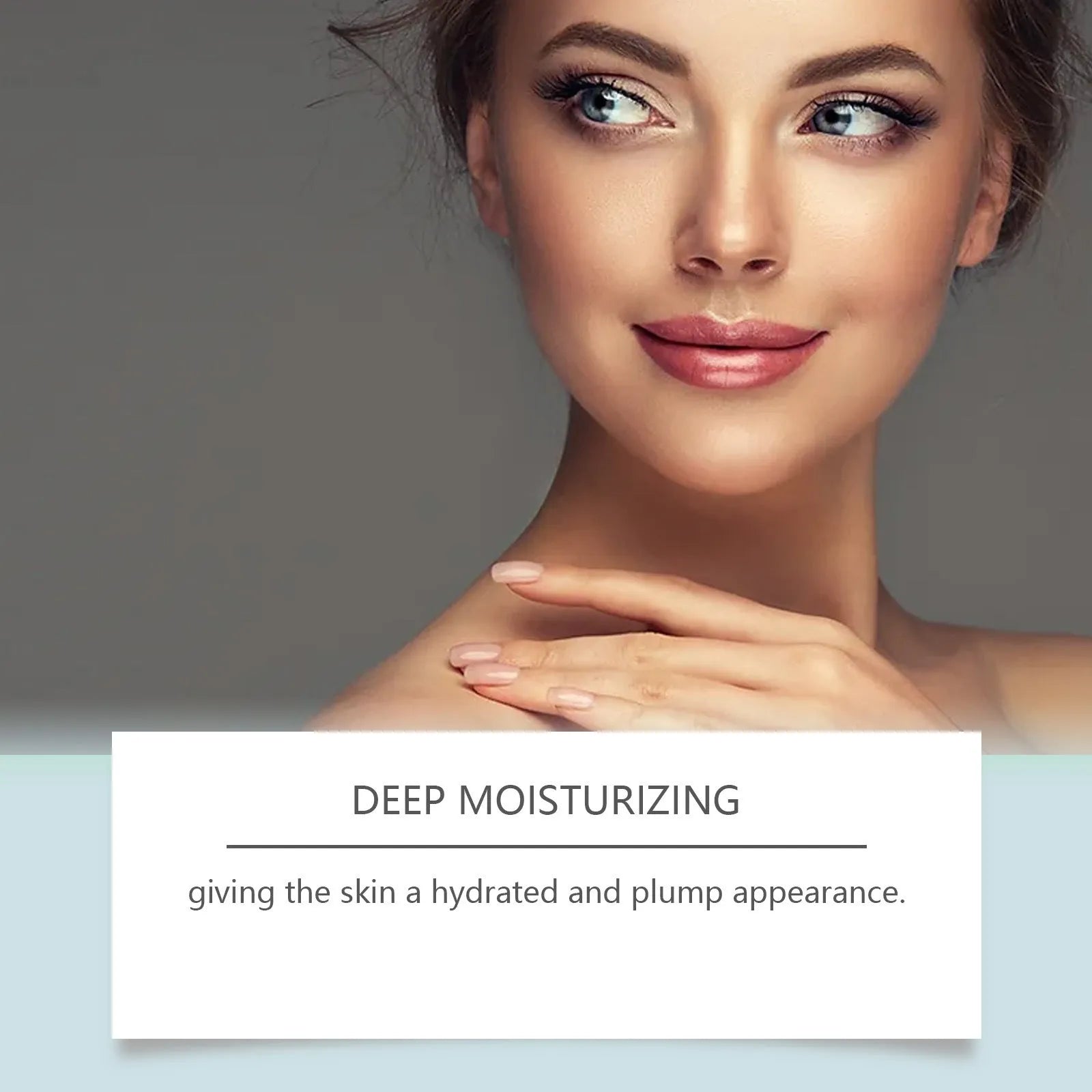 Single-use white firming facial sheet mask with hyaluronic acid and collagen for hydration.