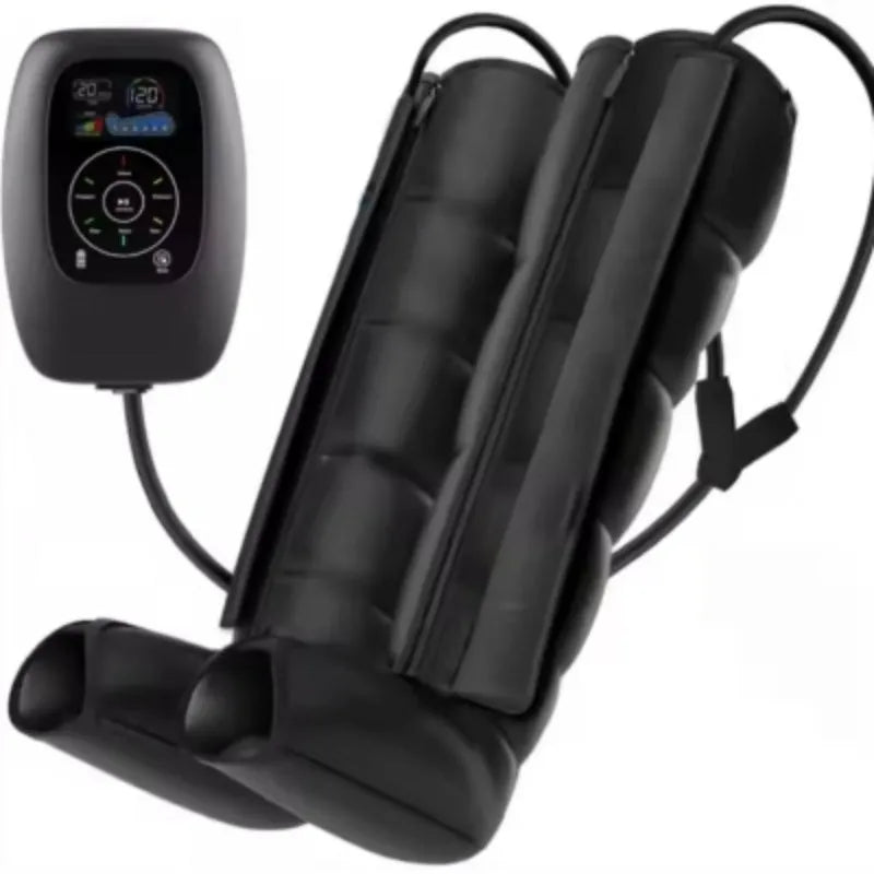 Air pressure massage pad with remote control for legs, arms, and waist
