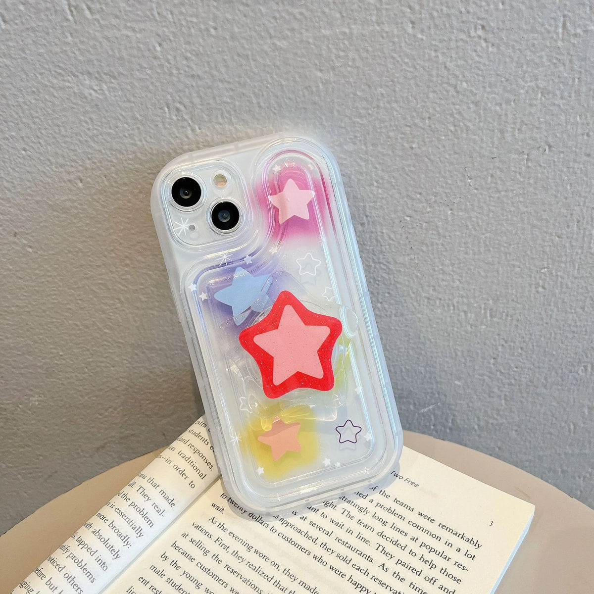 Blooming Colour XINGX Bracket Phone Case with anti-fall TPU cover for iPhone models