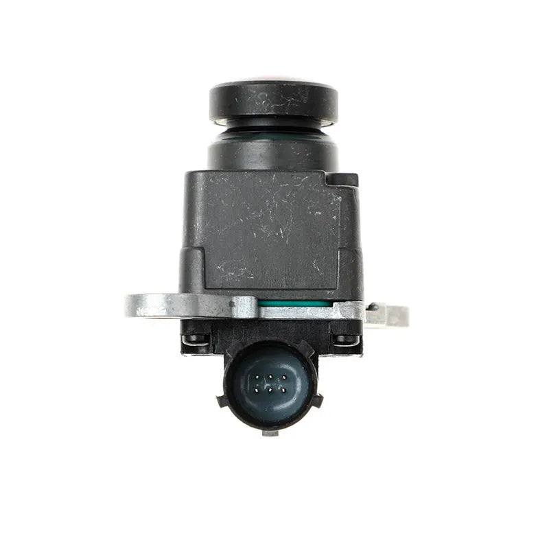 Black plastic rear view reversing camera for Dodge trucks with rotating lens adjustment