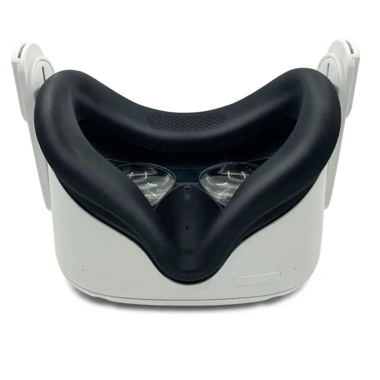 Black silicone host set with protective cover, eye mask, handle grips and button caps for streaming equipment