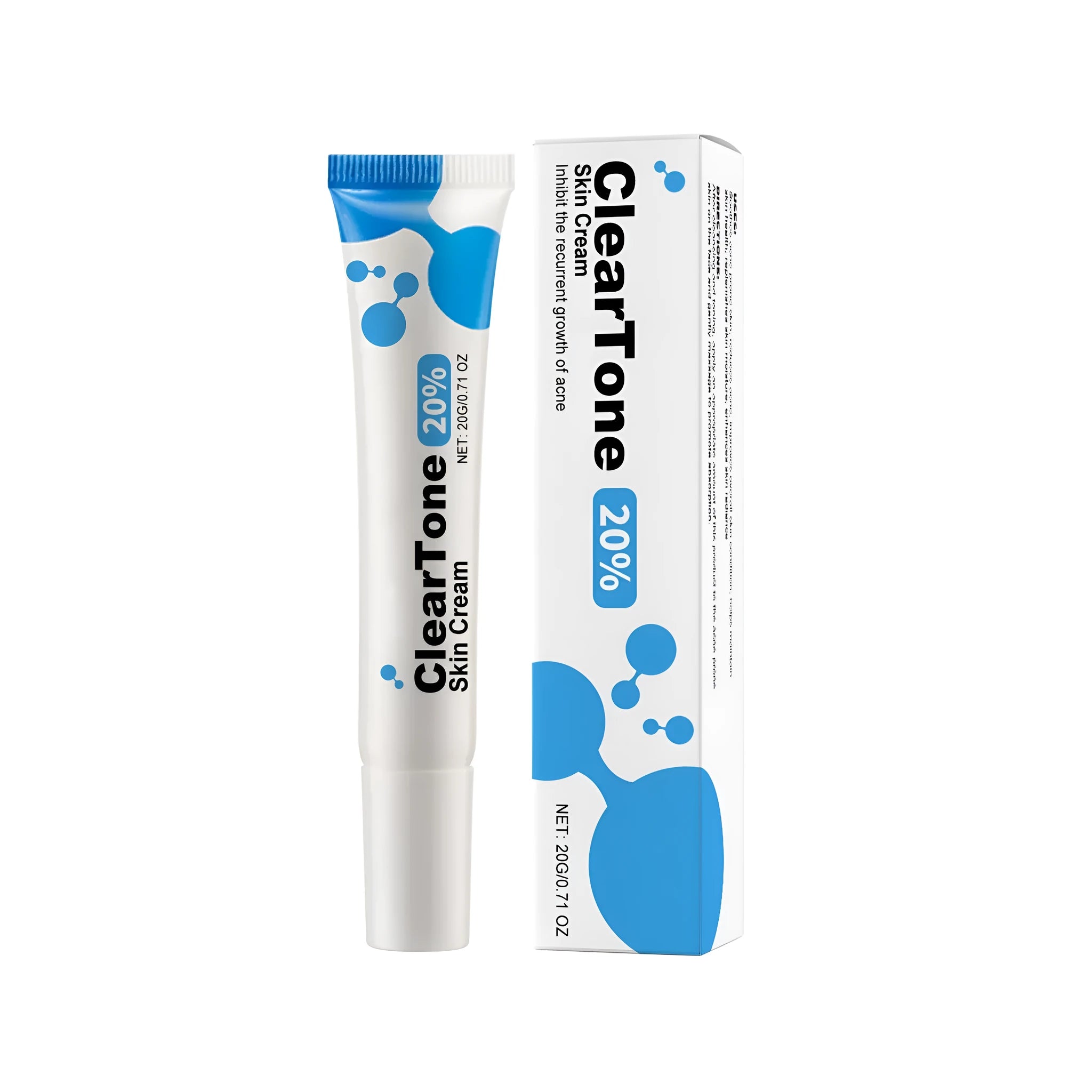 20g tube of azelaic acid acne cream with salicylic acid and tea tree oil