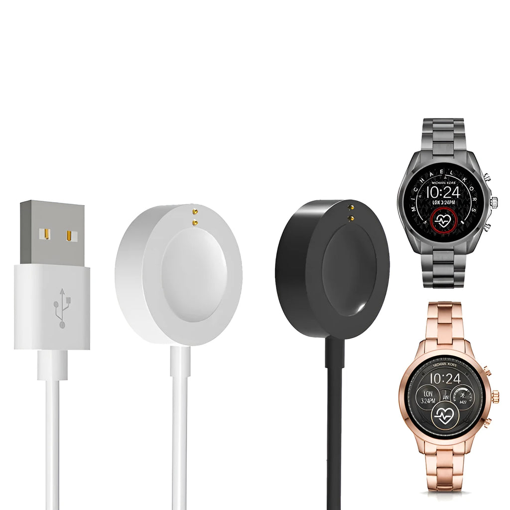 ABS Michael Kors watch charging cable, 8cm x 4cm x 1cm, in Black or White