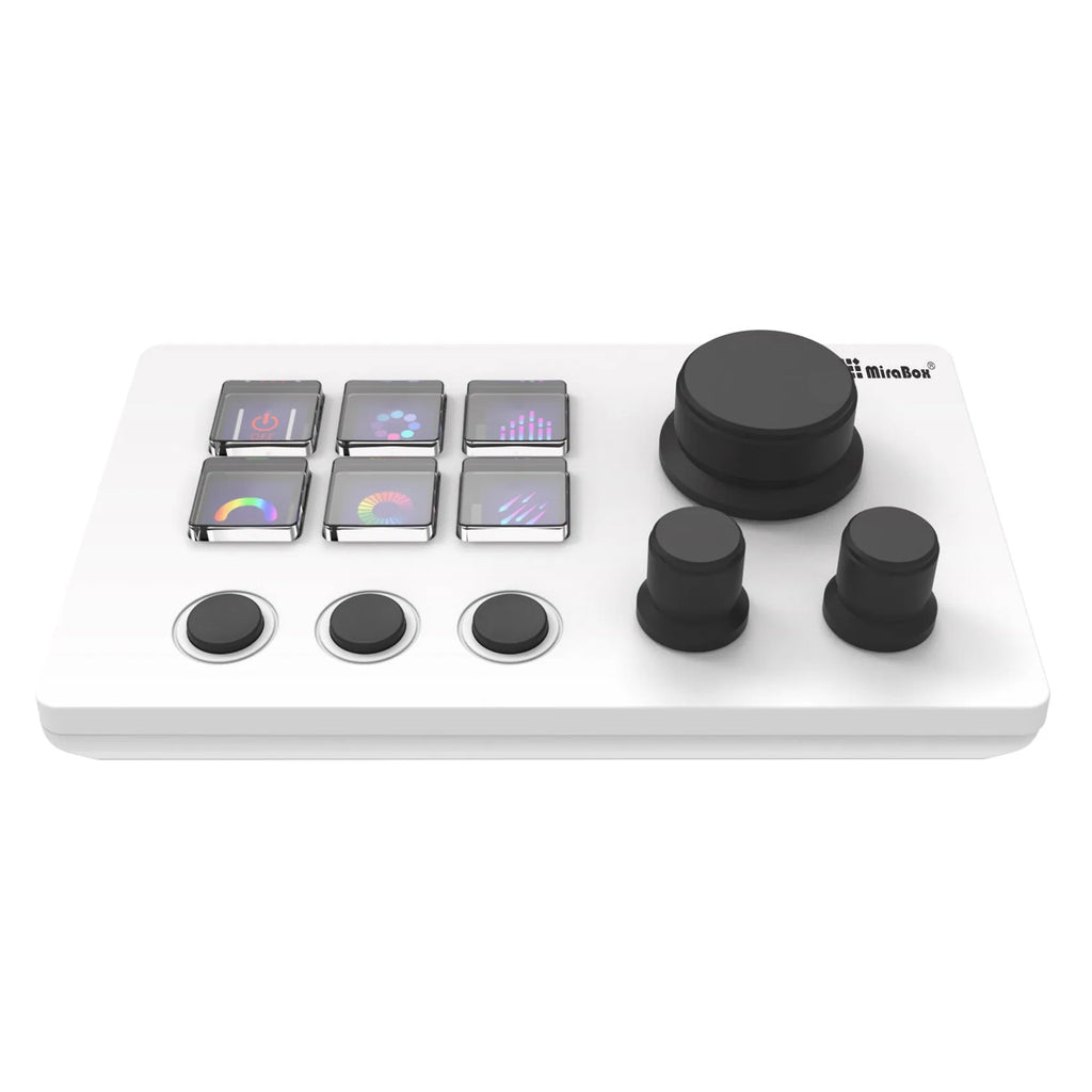 Visual Keyboard N3 silicone keypad in black or white with 2m cable, compact 120x30x20mm dimensions