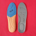 Work shoes in tough cotton with acupoint massage insoles, shown in grey or black, sizes 36-46