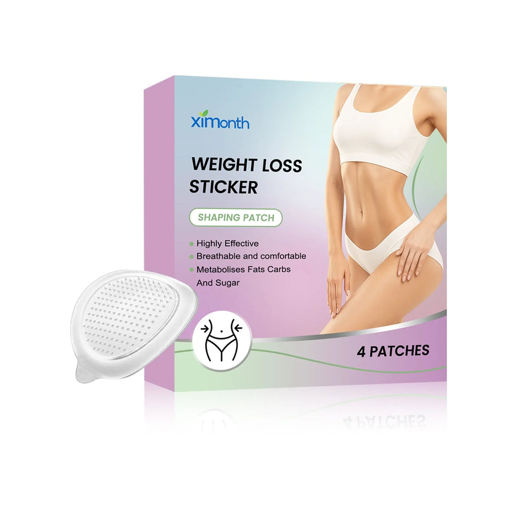 Four-piece pack of body nursing adhesive bandages with aloe and mint extracts for gentle skin care