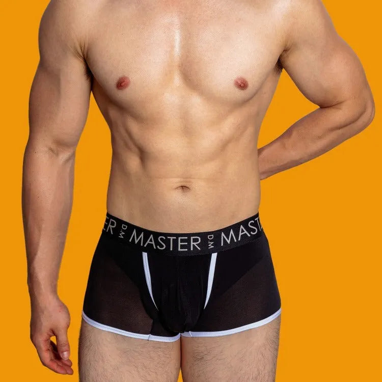 Men's low waist ice silk quick-dry shorts in army green colour