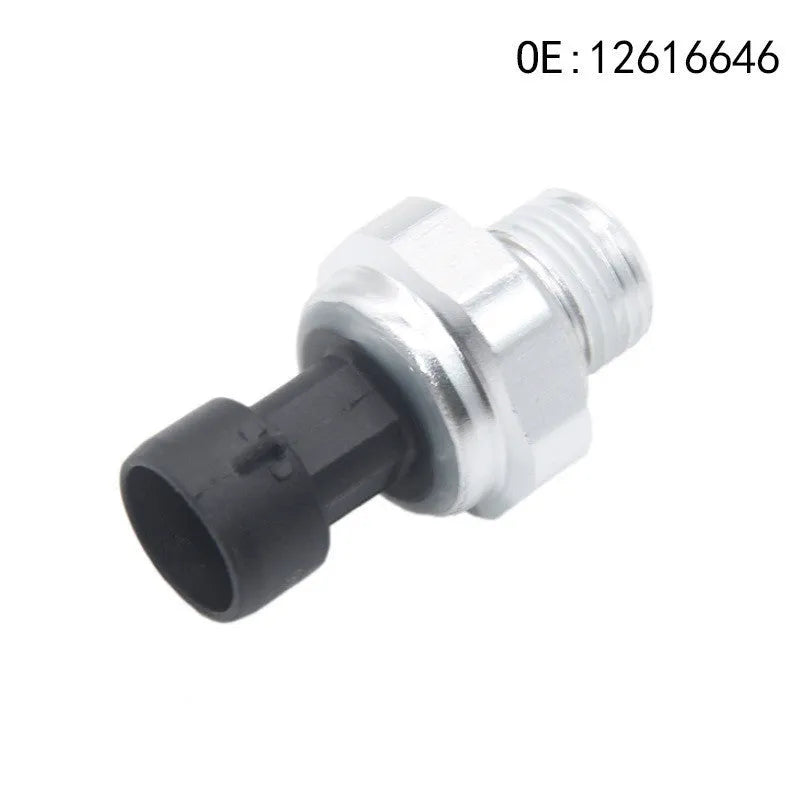 Silver metal fuel pressure sensor with model numbers 12616646 12677836 D1846A visible