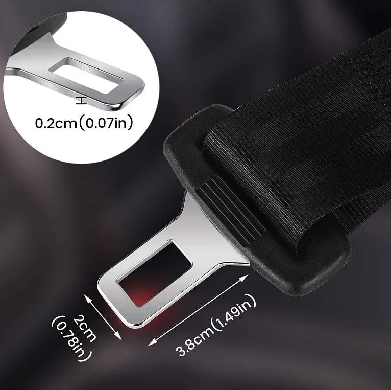 36cm black ribbon car seat belt extender for children and pregnant women