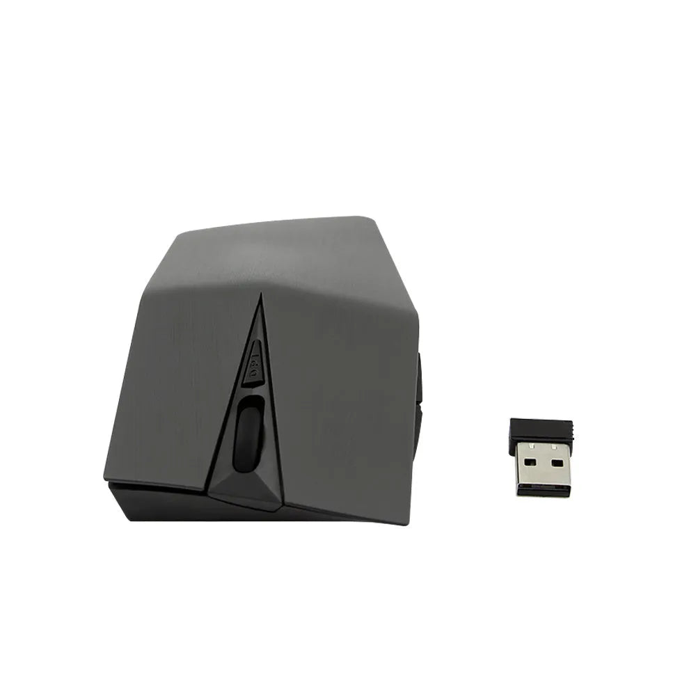 Wireless invisible mouse for laptop computers with USB receiver in gold colour option