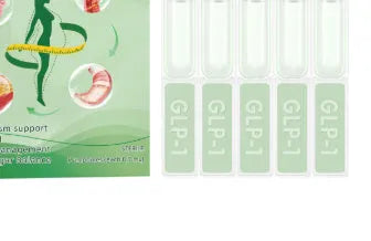 Box of abdomen slimming care drops with five pieces for lifting and firming body shaping applications