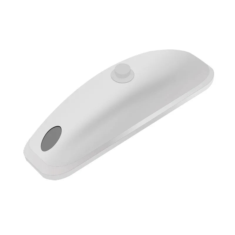 Vehicle-mounted remote control laser safety lamp in black or white colour with USB charging cable and wireless remote